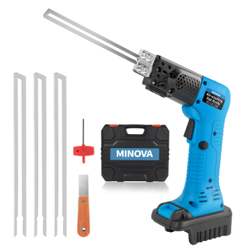 USA คลังสินค้า Minova EPP EPS XPS ลวดลวดร้อนมีดตัดมีดพร้อมอะแดปเตอร์แบตเตอรี่