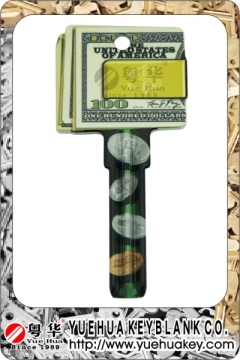 Cheap Custom High Quality Cupronickel Key Blank for Us Market