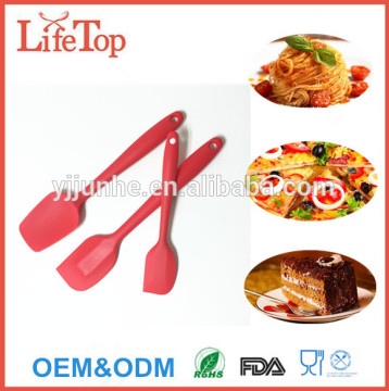 3-Piece Easy Flex Silicone Spatula in Red