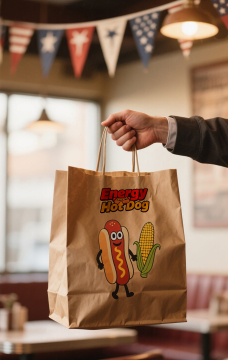paper shopping bags with handles
