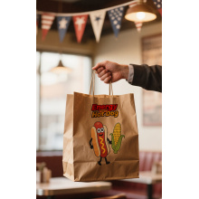 paper shopping bags with handles