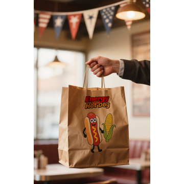 paper shopping bags with handles