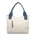 Buttery Cream Leather Handbag Big Hobo Modern Bag