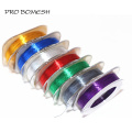 Pro Bomesh 7Spools/Lot 50m/Spool 300D Metal Wrapping Thread Spinning Rod Casting Rod DIY Fishing Rod Building Material Repair