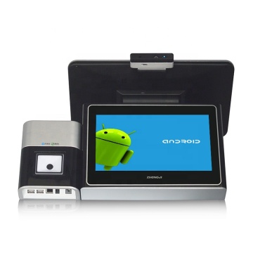 Sistema POS touchscreen a doppio schermo di punta per affari