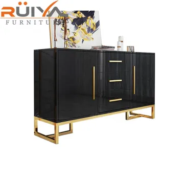 Modern Luxury 2-Door 3-Drawer Sideboard Buffet Cabinet for Dining