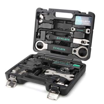Mountain Bike Professional Repair Kit: 18-in-1-Multi-Tool-Wartungsbox mit Schraubenschlüssel und Sechskantschlüssel