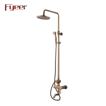 Fyeer-Wand-montierte antike Regenduschset