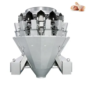 Multihead Weighing Machine for Meat Filling - 14 Heads Screw Meat Filler