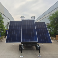 La torre de luz solar portátil para el campo deportivo