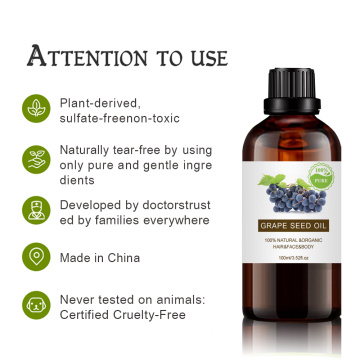 private label Grape Seed Carrier Oil Skin Care