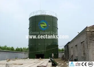 Vitreous enamel steel anaerobic waste water treatment, dige