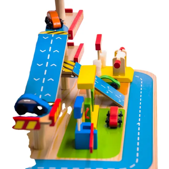 2024 Wooden Parking Lot Puzzles: An Educational Toy Adventure for Children