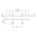 711 series hook with 2 Pins