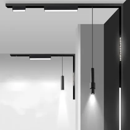 no main light 4 wire tracklighting magnet system