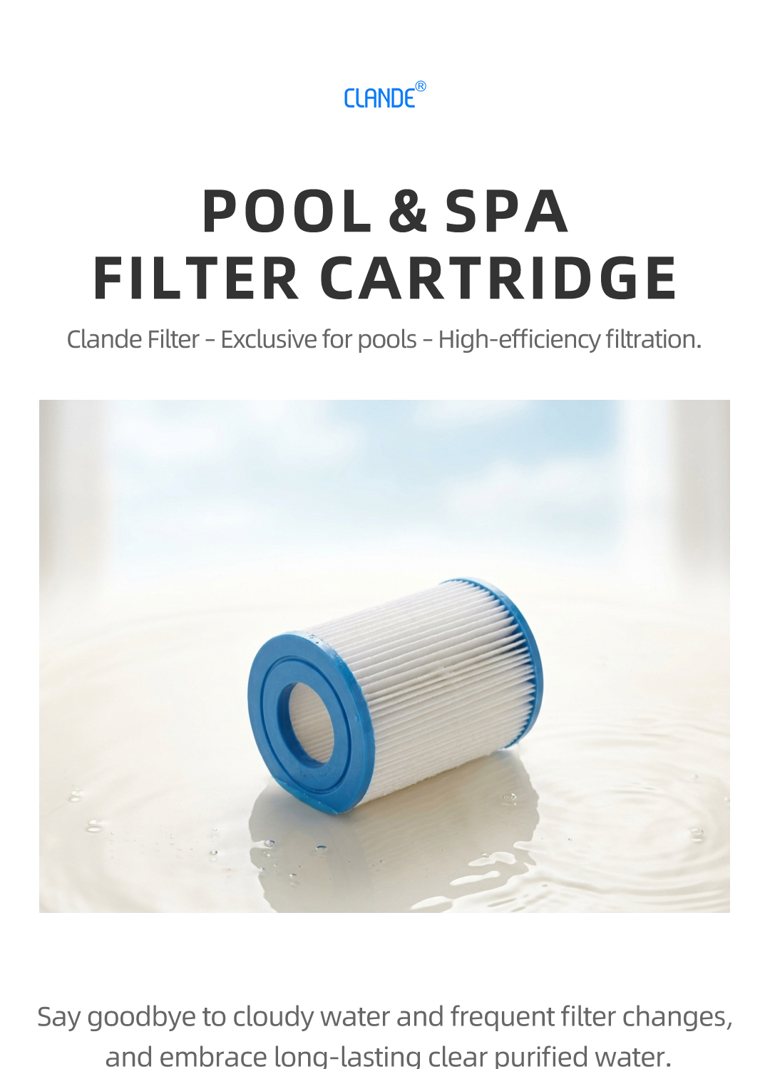 pool pleated filter element