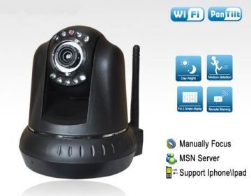 Custom Wifi Wireless Mini Spy Camera Support Ipad / Samrtphone With Control Monitor