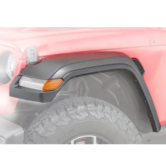 Maiker Manufacturer High Fender Flare with Smoked Fender Light for Jeep Wrangler JL 18+ 4x4 Accessories