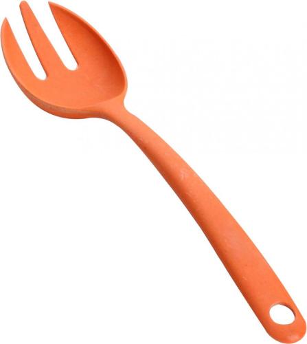 Een vork met de lepel de functie
