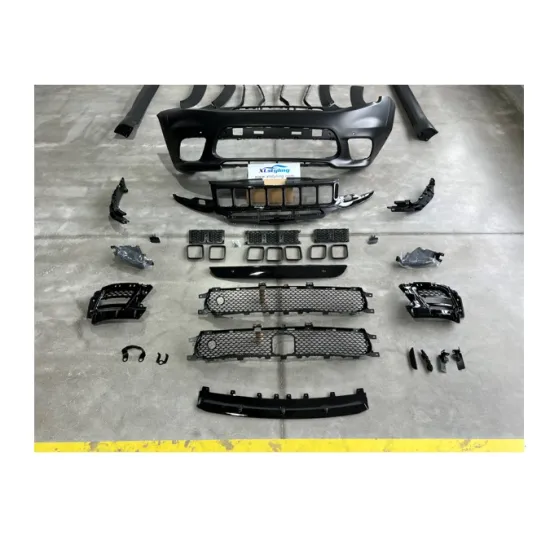 Jeep Grand Cherokee 2017-20 Body Kit: Front and Rear Bumper, Grille, Side Skirt, Hood, and Fender