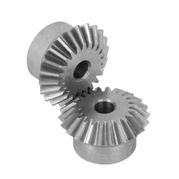 HK AA CNC machining parts aluminum / steel small straight bevel gears made in China