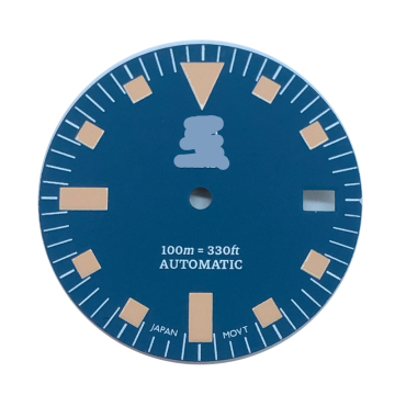 Custom NH35 Watch Dial dengan logo, 28.5mm OEM Luminous Dial