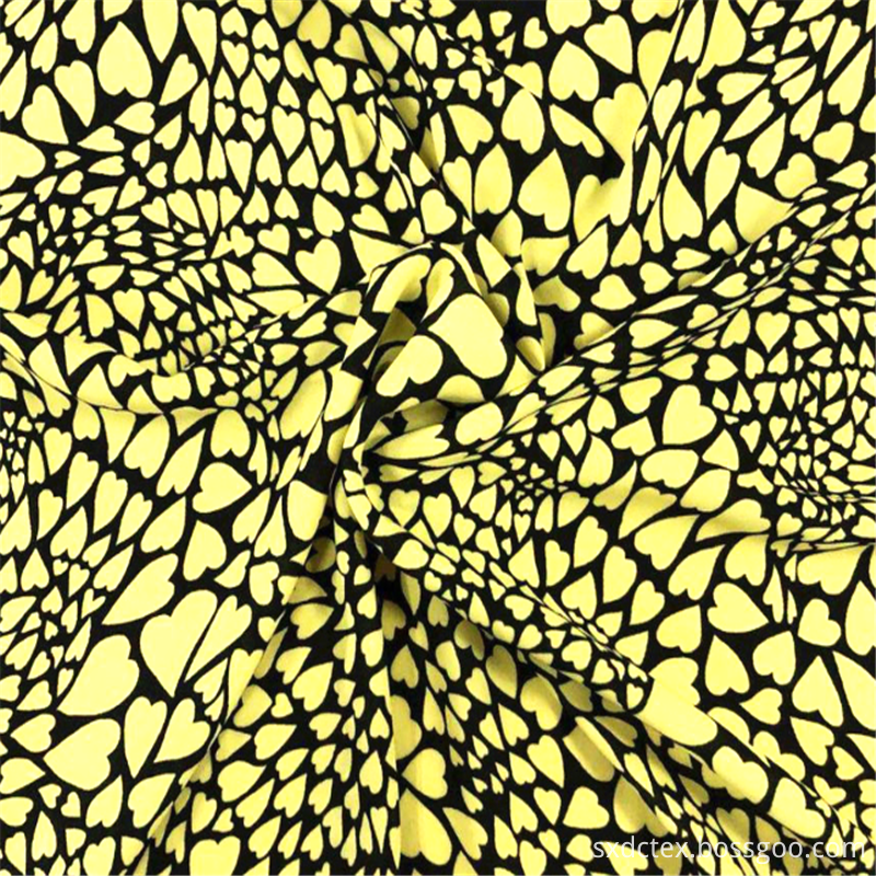 Crepe Printed Dresses Fabric