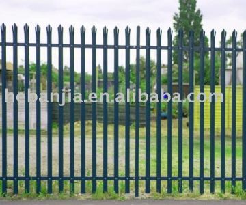 Hot-dipped galvanized Palisade Fence