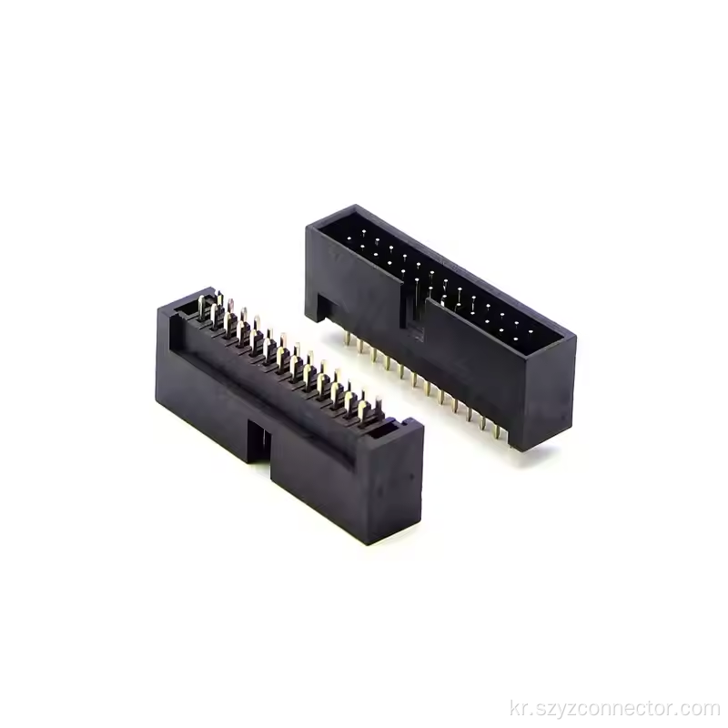 2.54mm 피치 박스 헤더 스트레이트 H13.6