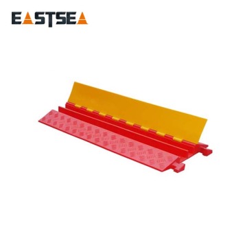 Orange and Yellow Small Type Heavy Duty PU Plastic Cable Cover Protector