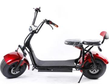 1000W Full Suspension Two Seat Fat Tyre Electric Scooter