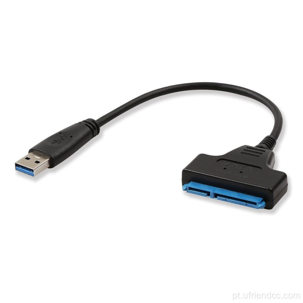 Cabo do conversor adaptador USB 3.0 Cabo USB SATA