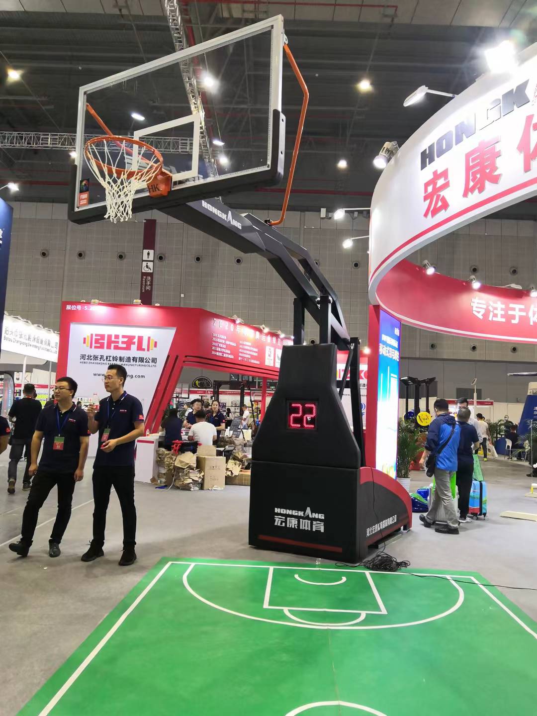 FIBA approved spring balanced Basketball Stands