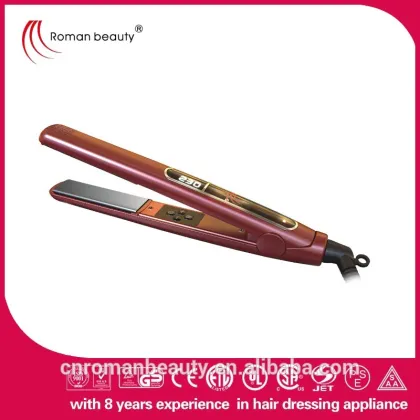 Plancha de cabello profesional,ceramic hair flat iron