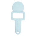 Reka Bentuk Mikrofon Toy Pacifier Clip Silicone Teether