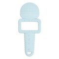 Microphone Design Toy Pacifier Clip Silicone Teether