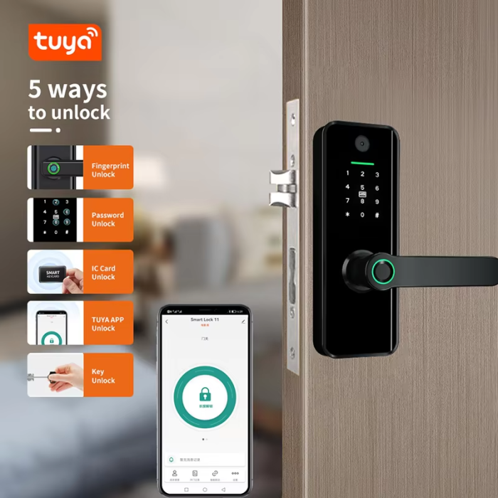 Умный кошачий глаз Tuya 3D Face Door Lock
