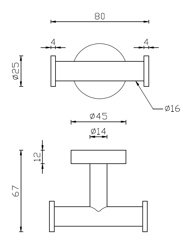 wall mount robe hook