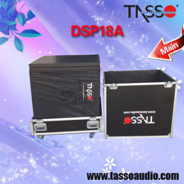 Professionele spreker delen flightcase