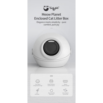 Caja de arena para gatos en forma de estrella