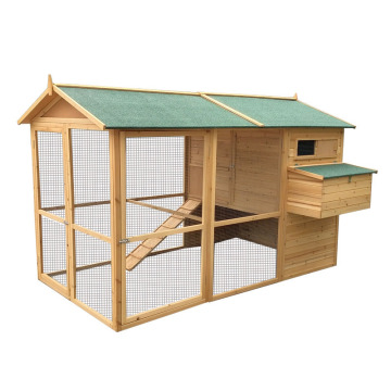 Waterproof Large Outdoor Wooden Chicken Coop for Backyard Poultry and Pets