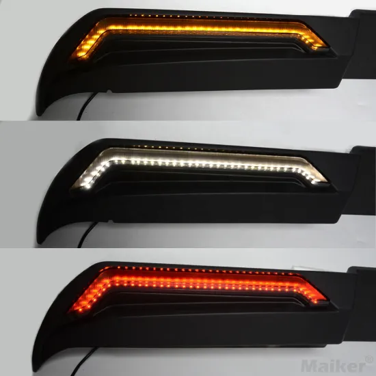 LED Black Rear Roof Spoiler for Jeep Gladiator JT - Auto Parts & Accessories