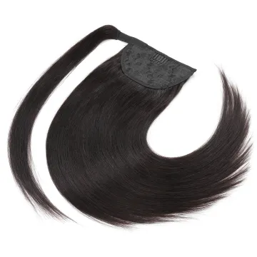 100% human hair ponytail wholesale human hair drawstring ponytail