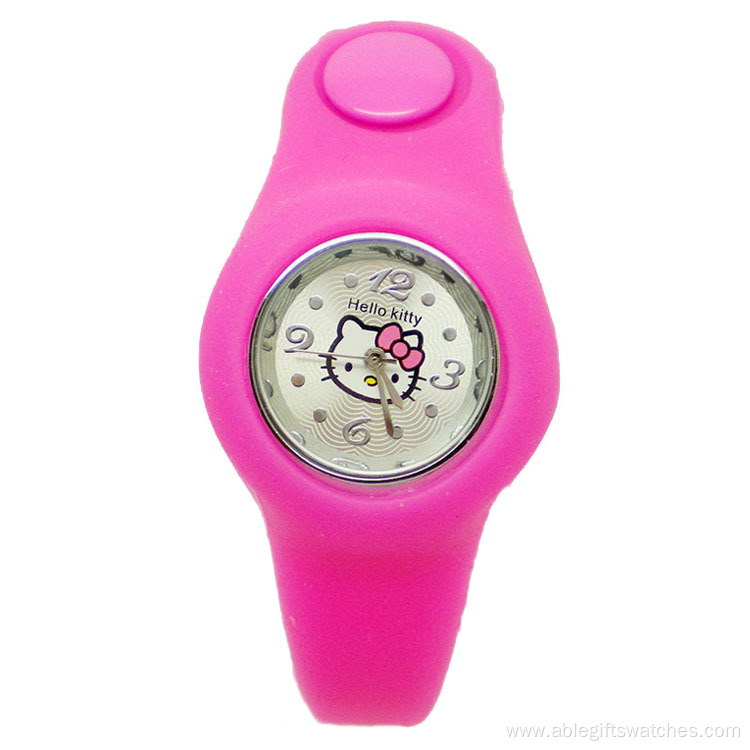 New Fashion Children Cartoon Silicone Wrist Watch