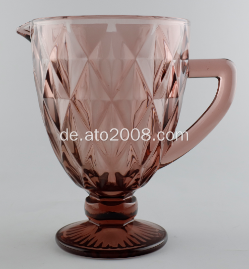 Maschinenbereitete Pitcher Glas mit Griff