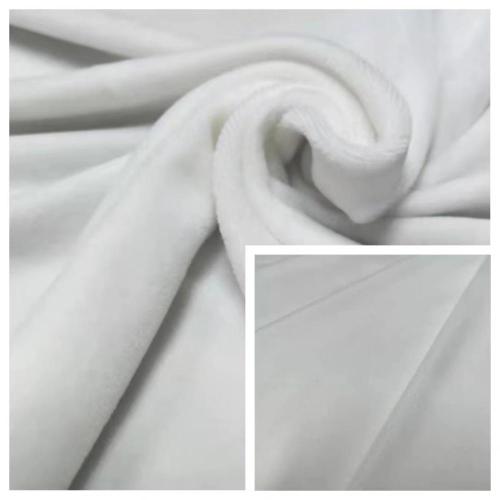 95%Polyester 5%Spandex One Side Super Soft Fleece Fabric