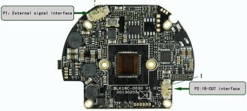Rj45 H.264 Ip Camera Module With Playback , Support Day / Night