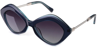 C2 Acetate Sunglasses Blue-Silver