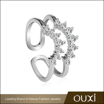 High Quality OUXI Factory Design Costume Copper Jewelry Rings