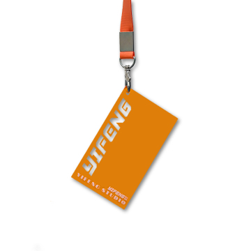 Customized Acrylic Hollow Work Plate with Lanyard: A Unique High-Grade Hang Tag, Work Logo Label & Business Card Solution